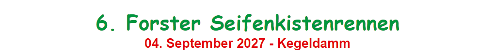 6. Forster Seifenkistenrennen
